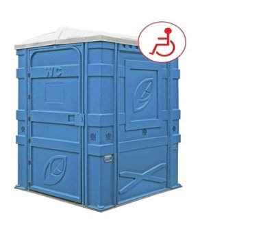 Кабина туалетная "EcoLight Max (Эколайт Макс)" для маломобильных групп населения